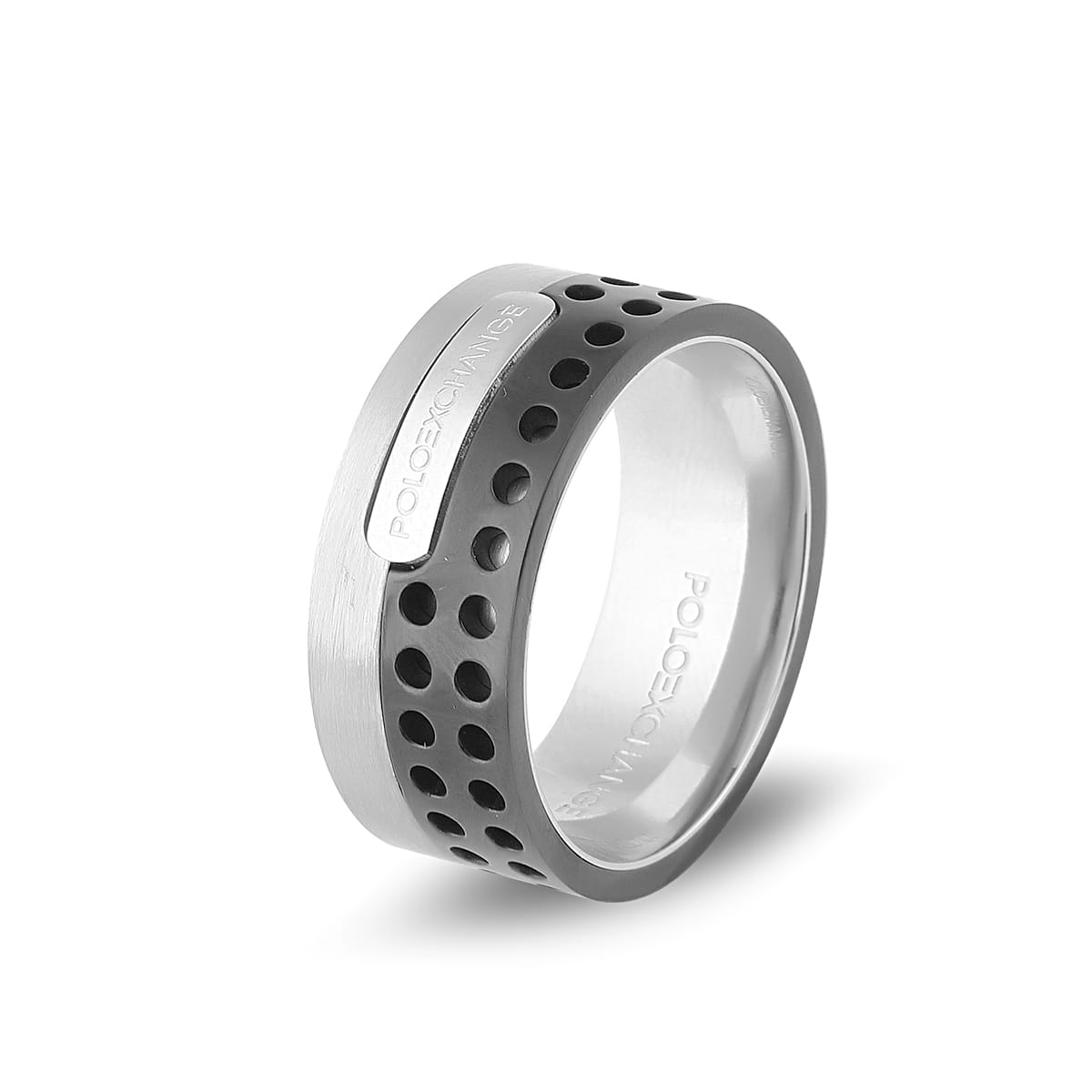 BAGUE POLOEXCHANGE HOMME ACIER